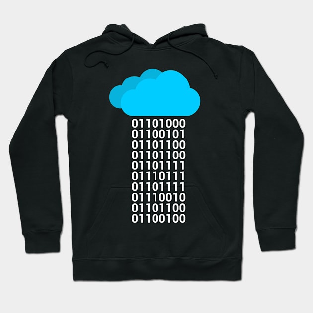 Computer Science Binary Gift Shirt Hoodie by EQDesigns